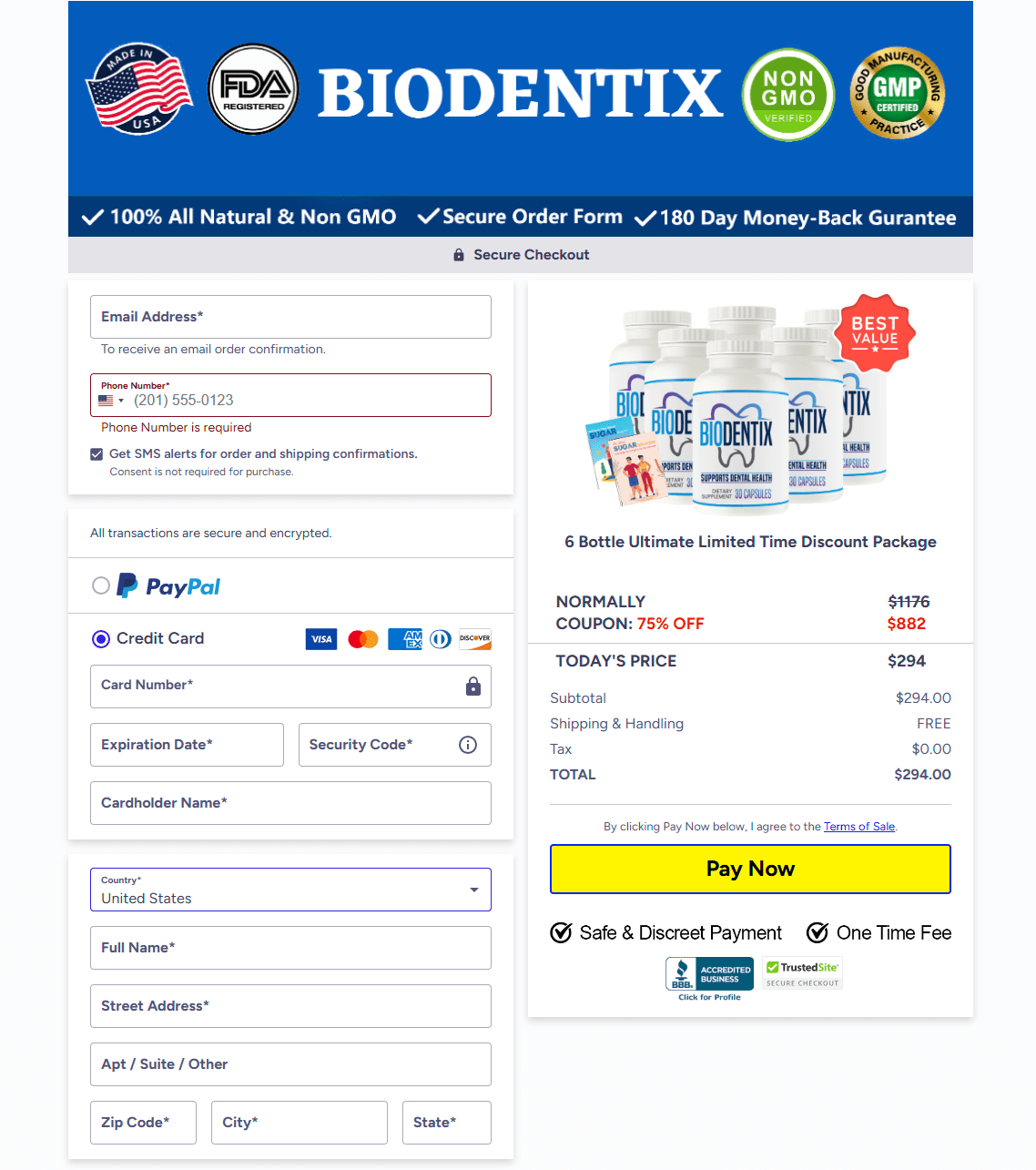 Biodentix-secure-checkout